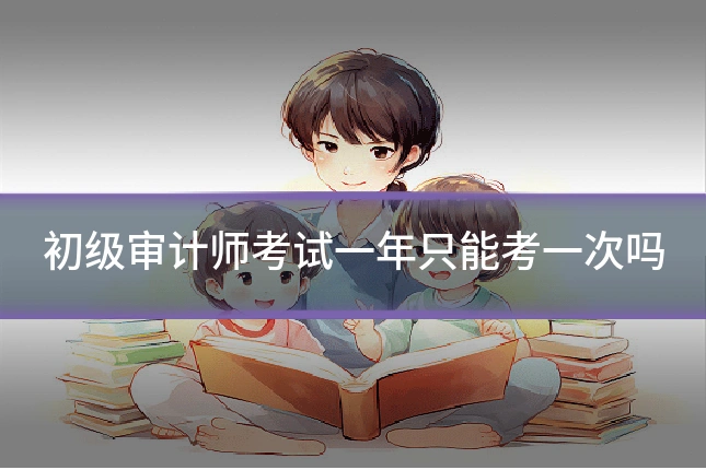 初级审计师考试一年只能考一次吗
