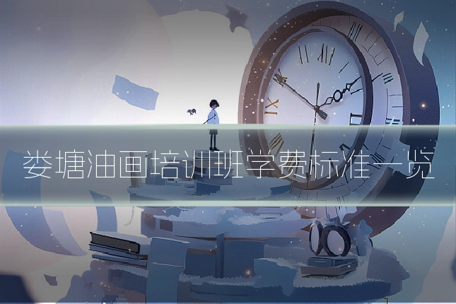 娄塘油画培训班学费标准一览