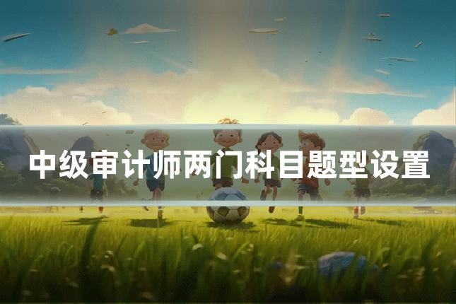 中级审计师两门科目题型设置