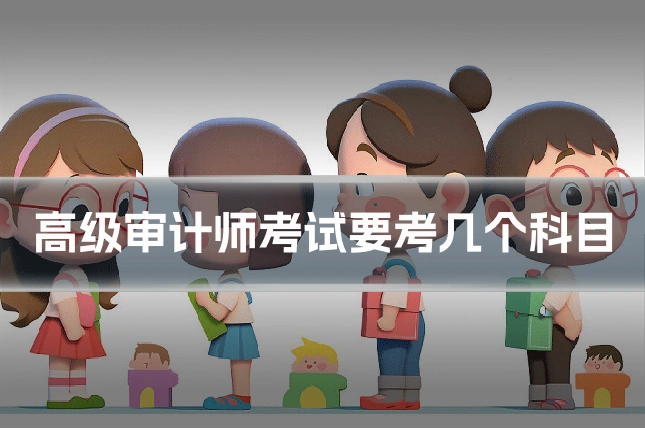 高级审计师考试要考几个科目