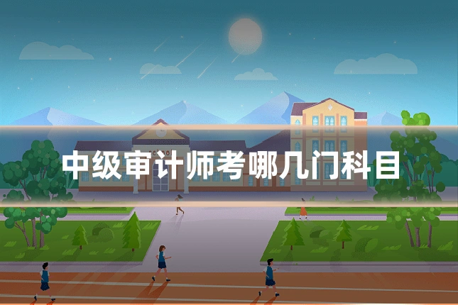 中级审计师考哪几门科目