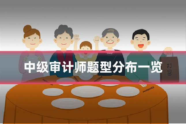 中级审计师题型分布一览