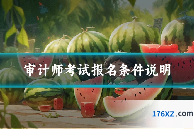 审计师考试报名条件说明