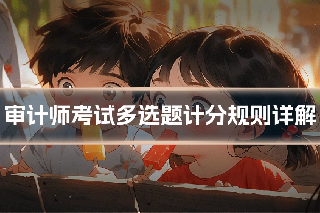 审计师考试多选题计分规则详解