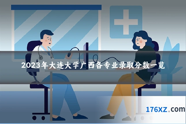 2023年大连大学广西各专业录取分数一览