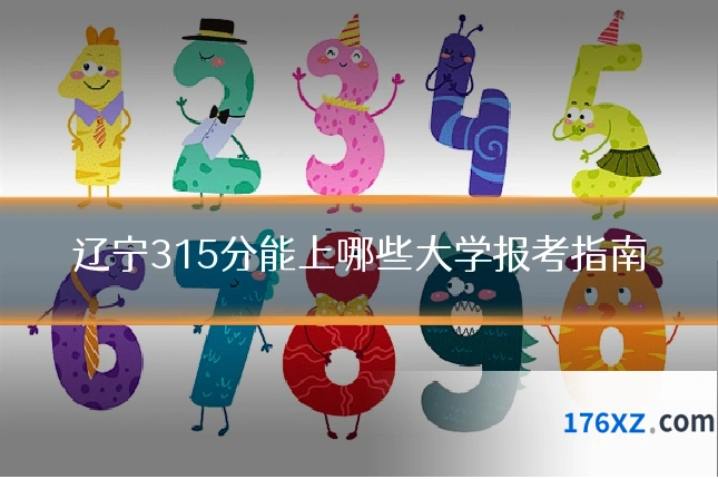 辽宁315分能上哪些大学报考指南