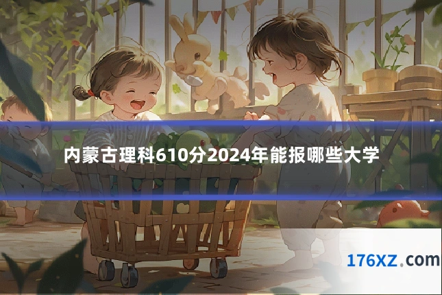 内蒙古理科610分2024年能报哪些大学