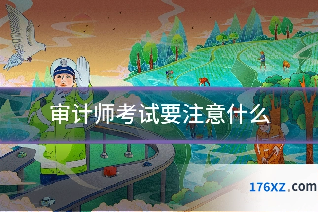 审计师考试要注意什么