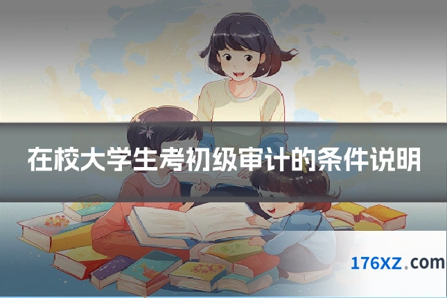 在校大学生考初级审计的条件说明