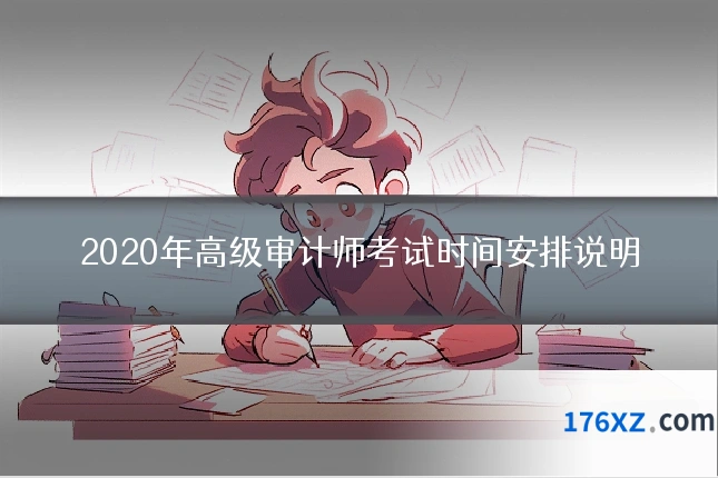2020年高级审计师考试时间安排说明