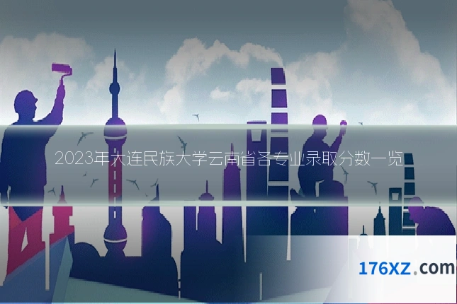 2023年大连民族大学云南省各专业录取分数一览