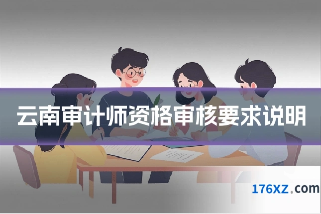 云南审计师资格审核要求说明