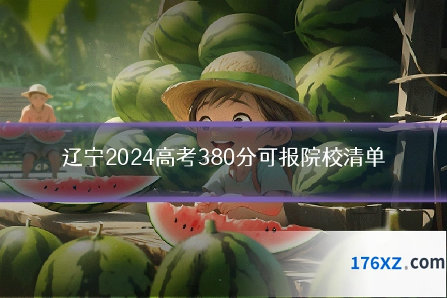 辽宁2024高考380分可报院校清单