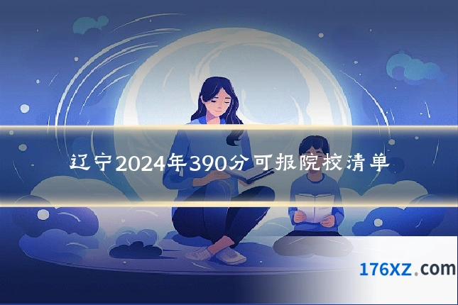 辽宁2024年390分可报院校清单