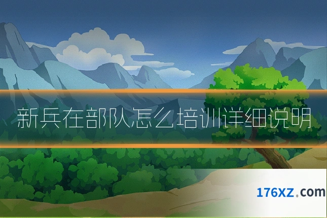新兵在部队怎么培训详细说明