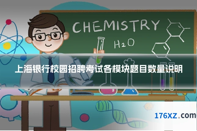 上海银行校园招聘考试各模块题目数量说明