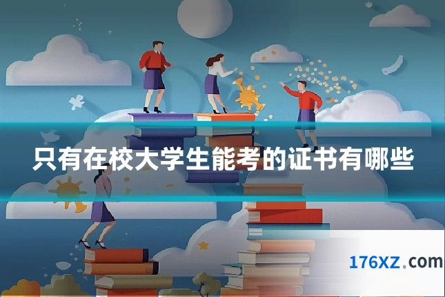 只有在校大学生能考的证书有哪些