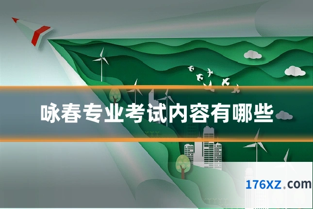 咏春专业考试内容有哪些