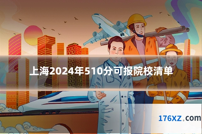 上海2024年510分可报院校清单