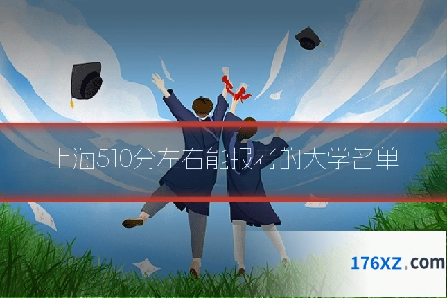 上海510分左右能报考的大学名单