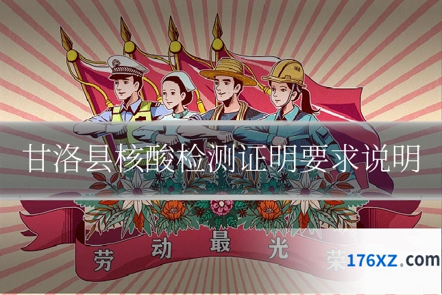 甘洛县核酸检测证明要求说明