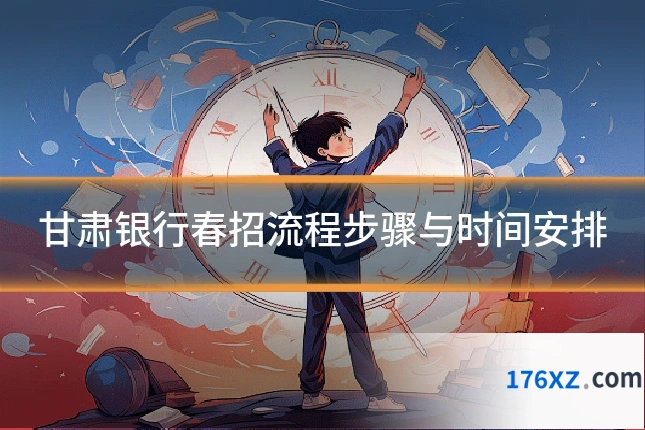 甘肃银行春招流程步骤与时间安排