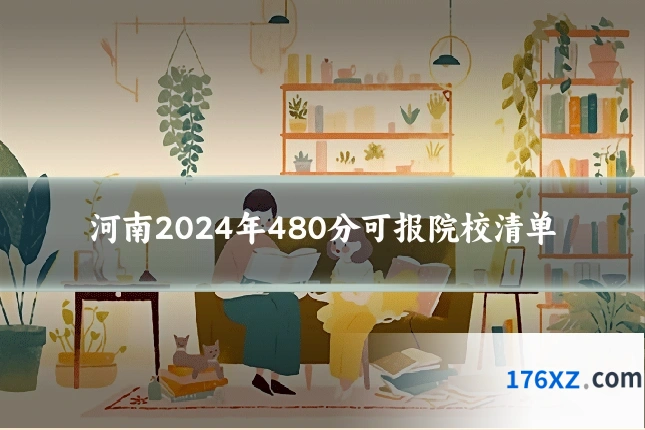 河南2024年480分可报院校清单