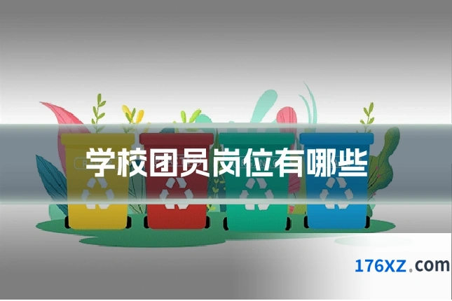 学校团员岗位有哪些