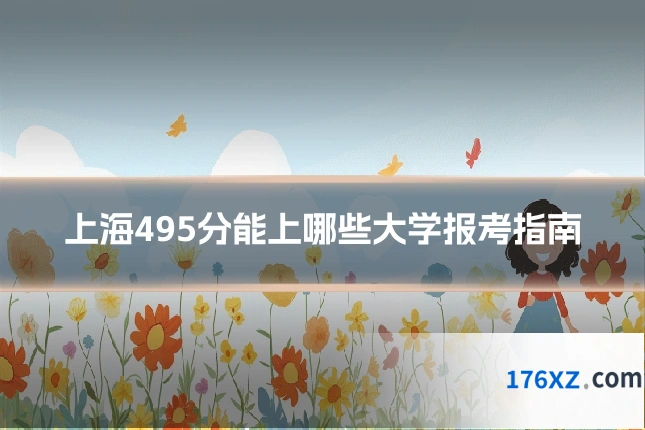 上海495分能上哪些大学报考指南