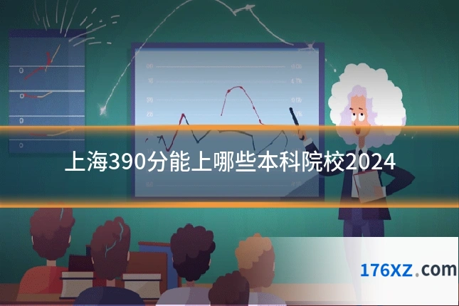 上海390分能上哪些本科院校2024