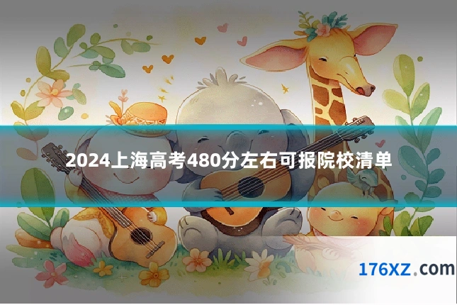 2024上海高考480分左右可报院校清单