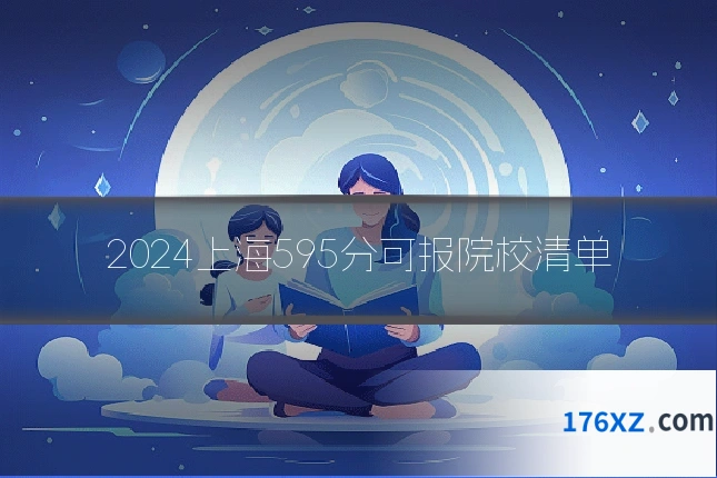 2024上海595分可报院校清单