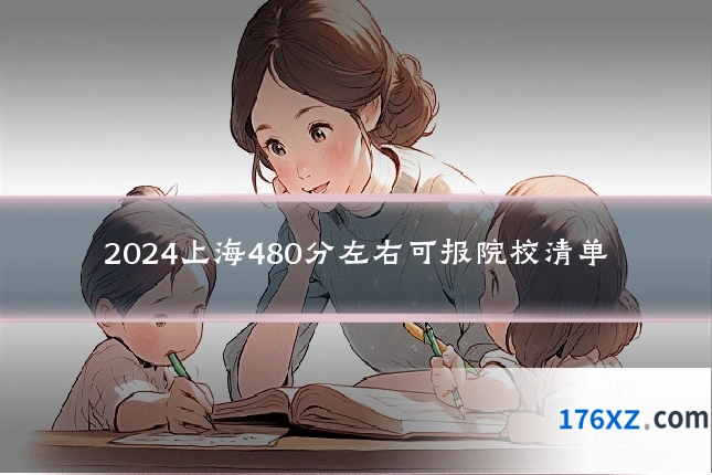 2024上海480分左右可报院校清单