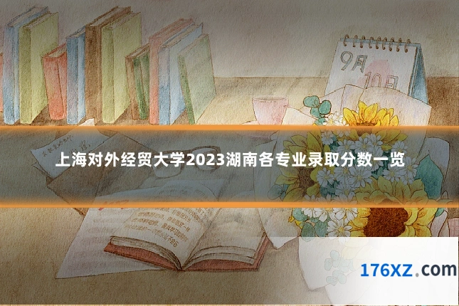 上海对外经贸大学2023湖南各专业录取分数一览