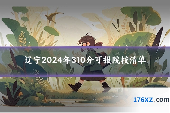 辽宁2024年310分可报院校清单