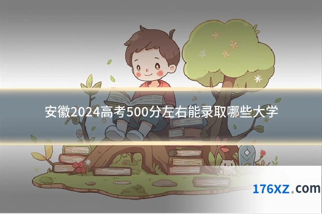 安徽2024高考500分左右能录取哪些大学