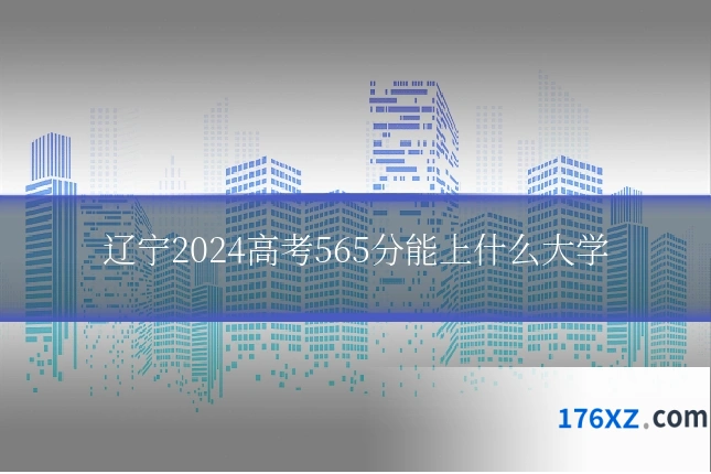 辽宁2024高考565分能上什么大学
