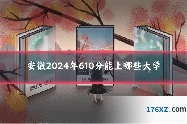 安徽2024年610分能上哪些大学