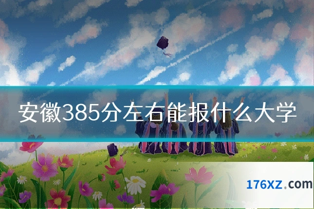 安徽385分左右能报什么大学