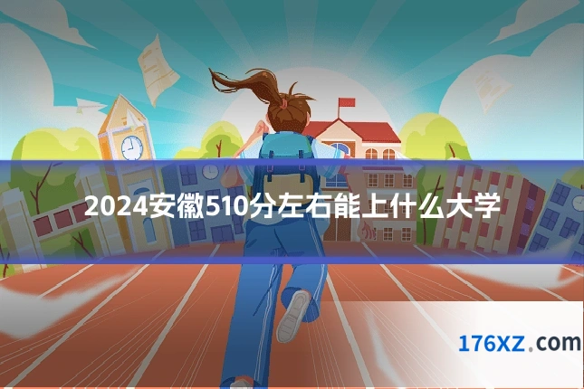 2024安徽510分左右能上什么大学