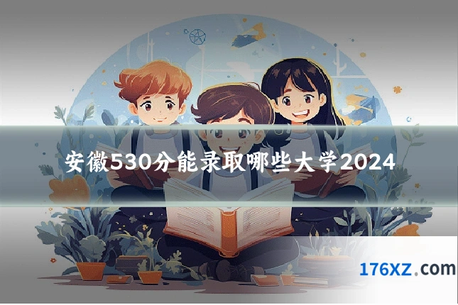 安徽530分能录取哪些大学2024