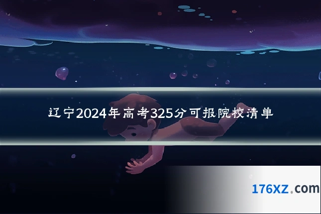 辽宁2024年高考325分可报院校清单
