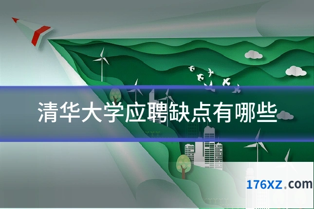 清华大学应聘缺点有哪些