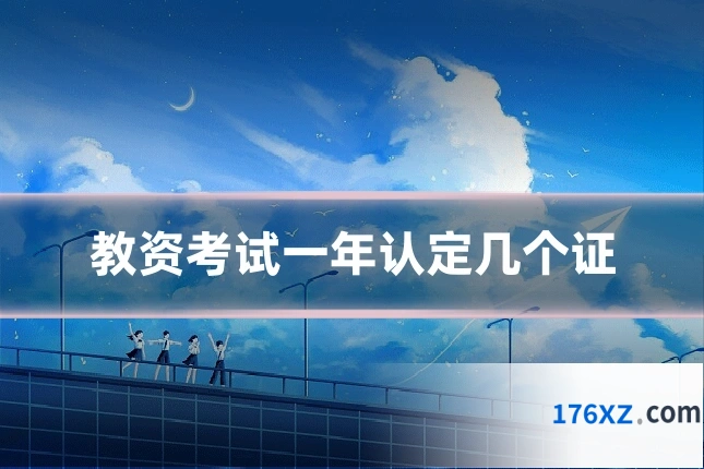 教资考试一年认定几个证