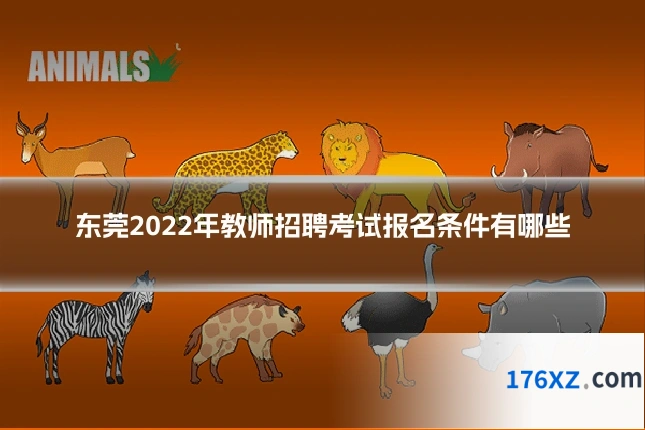 东莞2022年教师招聘考试报名条件有哪些