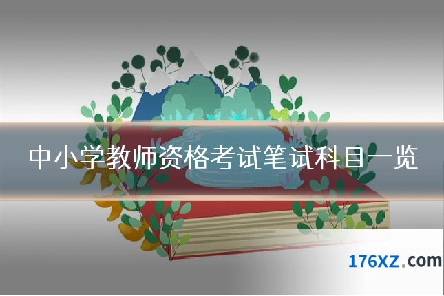 中小学教师资格考试笔试科目一览