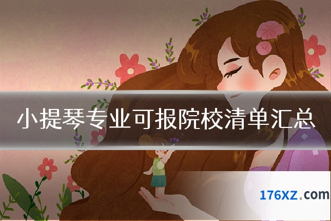 小提琴专业可报院校清单汇总