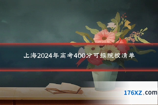 上海2024年高考400分可报院校清单