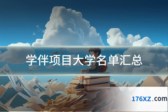 学伴项目大学名单汇总
