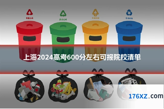 上海2024高考600分左右可报院校清单